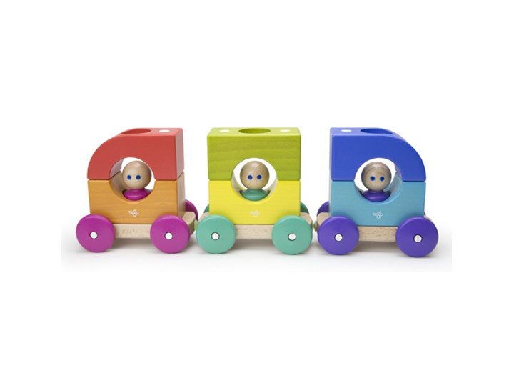 TEGU Drewniane klocki magnetyczne BABY & TODDLER Magnetyczny Tramwaj