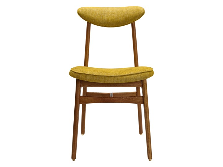Krzesło 200-190 Loft Mustard, proj. R. T. Hałas Wysokość 46 cm Wysokość 83 cm Głębokość 52 cm Drewno Tkanina Tapicerowane Krzesło inspirowane Szerokość 45 cm Kolor Żółty