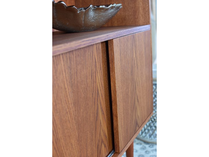 Komoda Highboard 80, Pastform Furniture Wysokość 105 cm Szerokość 100 cm Z szafkami Drewno Głębokość 40 cm Kolor Brązowy