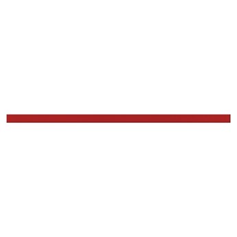 Listwa szklana 23 x 600 mm met red