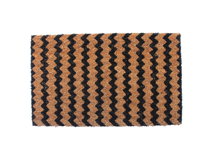 Wycieraczka Colours ZigZag 45 x 75 cm czarny Kategoria Wycieraczki Kolor Brązowy