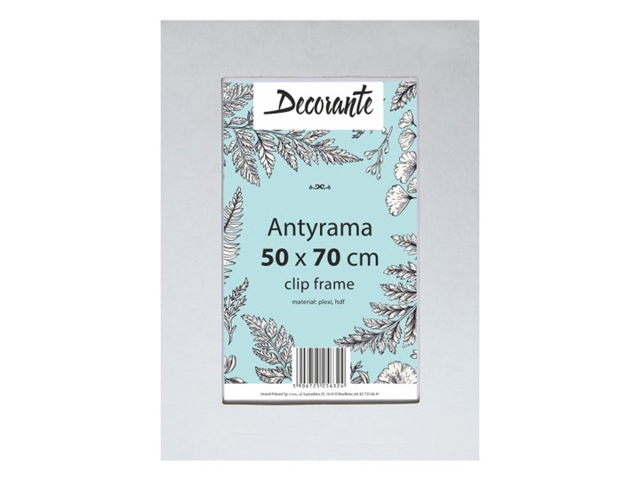 Antyrama plexi 50 x 70 cm