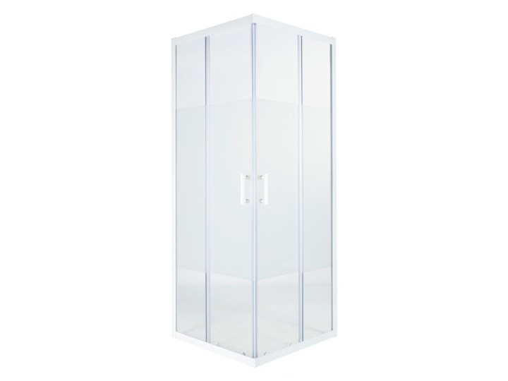 Kabina prysznicowa kwadratowa Onega 80 x 80 x 190 cm biały/wzór