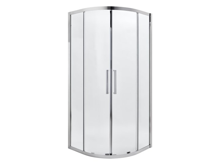 Kabina prysznicowa półokrągła Zilia 90 x 90 x 200 cm inox/transparentna