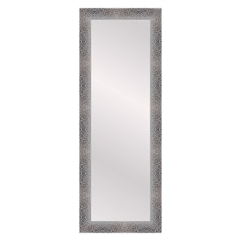 Lustro prostokątne Aka 35 x 120 cm w ramie srebrne