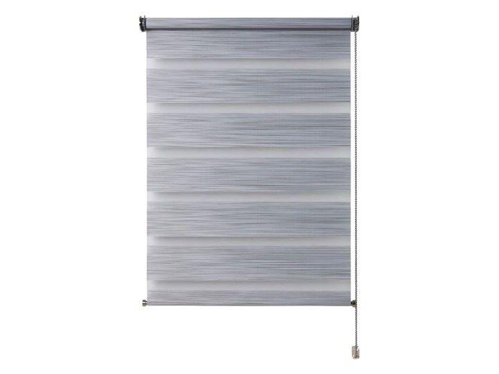 Roleta dzień/noc Colours Kala 56,5 x 180 cm szara Wzór Paski