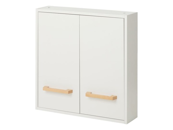 Szafka łazienkowa GoodHome Ladoga 60 x 60 x 15 cm biała Płyta MDF Szerokość 60 cm Wiszące Płyta stolarska Wysokość 60 cm Szafki Kolor Biały