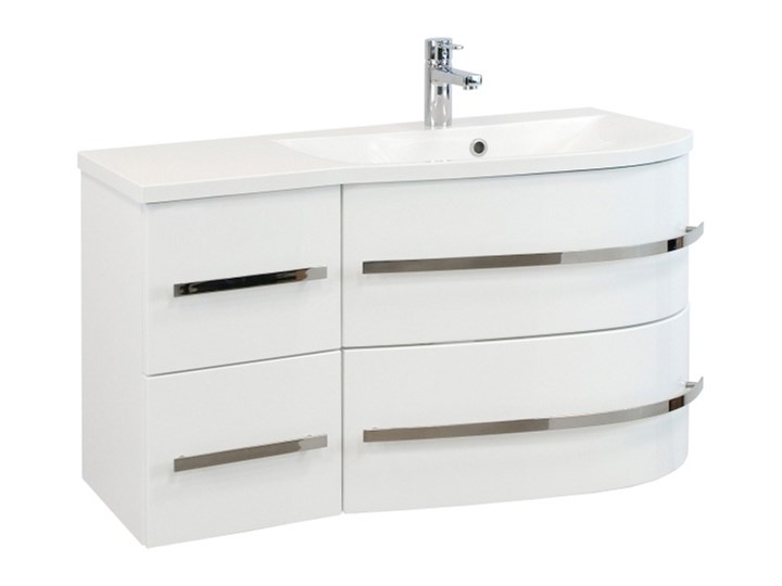 Szafka podumywalkowa Cooke&Lewis Grey prawa 90 cm biała