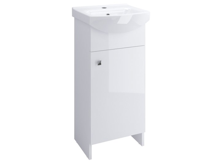 Szafka z umywalką Cersanit Sati 40 cm biała Płyta MDF Stojące Głębokość 33 cm Szerokość 27 cm Szerokość 42 cm Wysokość 85 cm Płyta stolarska Kolor Biały