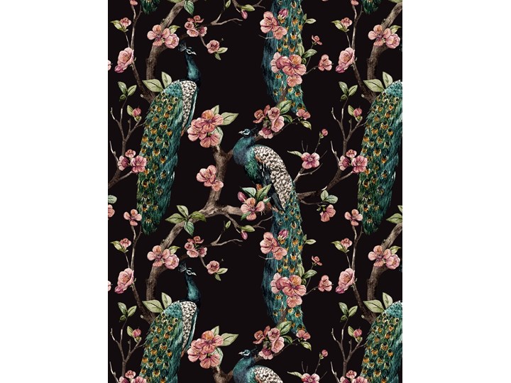Panel Enchanted Garden (Jungle Bird I) Emerald Green