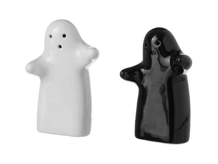 Ceramiczny zestaw solniczki i pieprzniczki Unimasa Ghosts