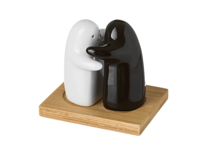 Ceramiczny zestaw solniczki i pieprzniczki Unimasa Ghosts