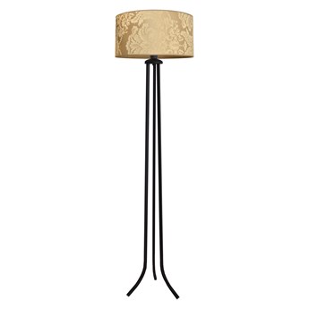 Lampa stojąca abażur złoty ABBA S-0401/1 GO