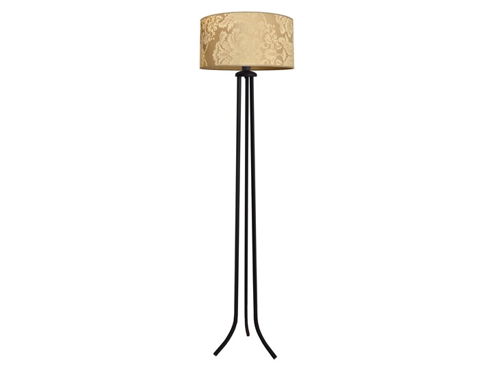 Lampa stojąca abażur złoty ABBA S-0401/1 GO