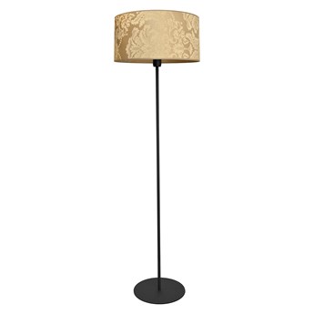 Lampa stojąca złoty abażur ABBA S-0403/1 GO