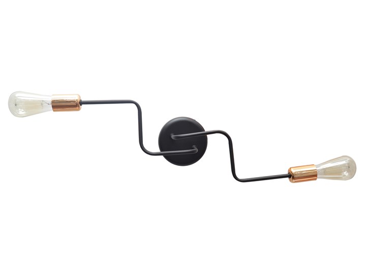 Plafon czarny miedź TUBE P-1924/2 BK+BR