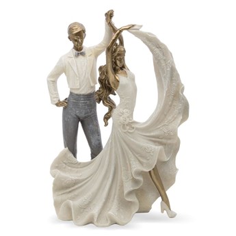 PARA MŁODA TAŃCZĄCA figurka, wys. 32 cm