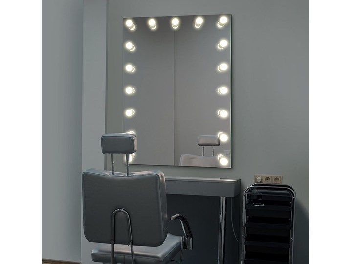 Lustro Hollywood Lustro podświetlane Ścienne Pomieszczenie Garderoba Prostokątne Lusterko kosmetyczne Kategoria Lustra