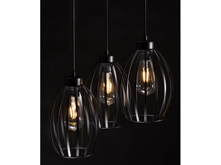 BORIS 3 BLACK PREMIUM 165/3PREM lampa wisząca regulowana czarna loft