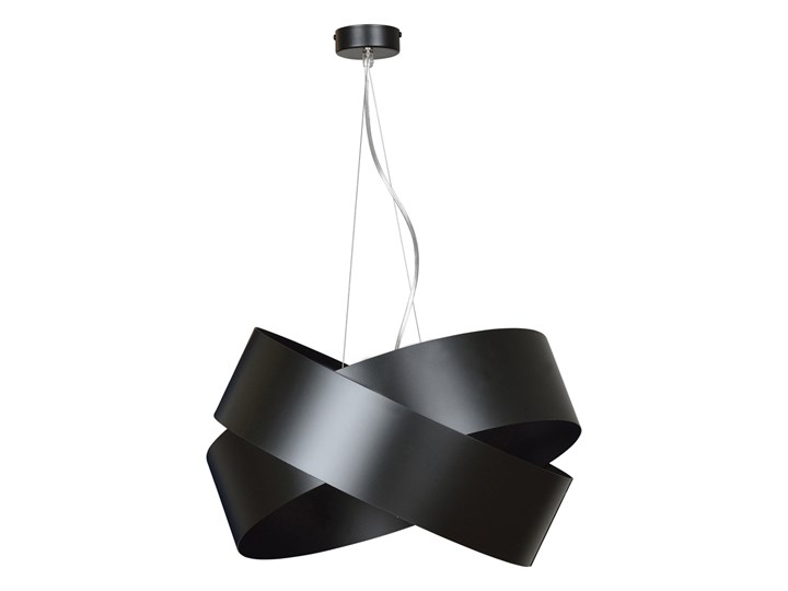 VIENO BLACK 512/1 wisząca lampa sufitowa LOFT regulowana metalowa czarna Chrom Pomieszczenie Salon Lampa z kloszem Styl Industrialny