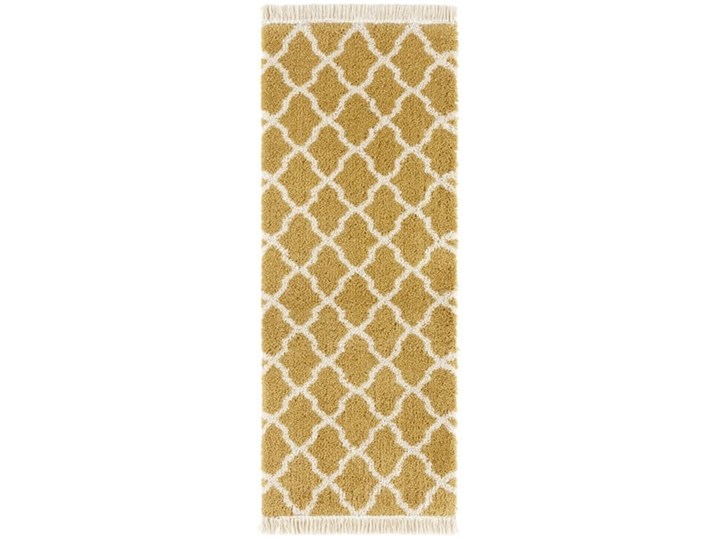 Pomarańczowy chodnik Mint Rugs Pearl, 80x200 cm Juta Chodniki Prostokątny Wzór Marokański Syntetyk Dywany Pomieszczenie Przedpokój
