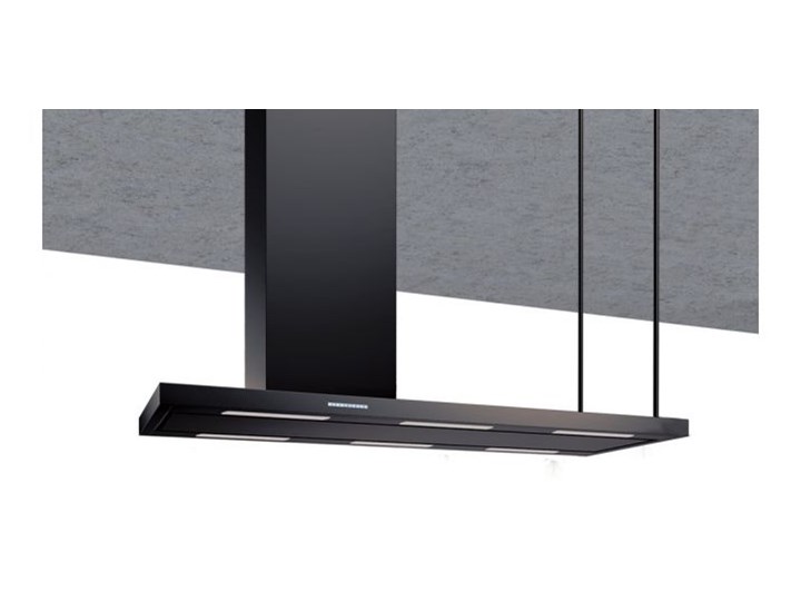 Okap wyspowy Metropolis Black Matt 146 cm Kategoria Okapy Poziom hałasu 35 dB