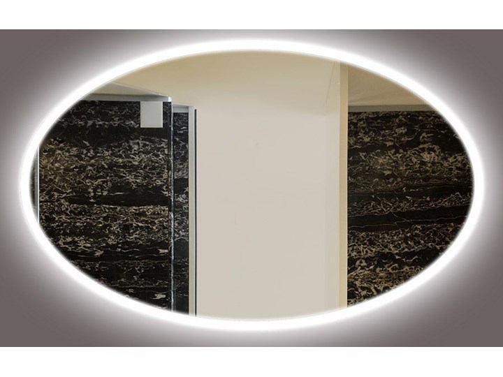 Lustro LED Rina Edge Ścienne Lustro podświetlane Owalne Styl Nowoczesny