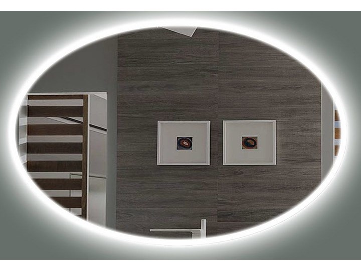 Lustro LED Rina Edge Owalne Kategoria Lustra Lustro podświetlane Ścienne Styl Nowoczesny
