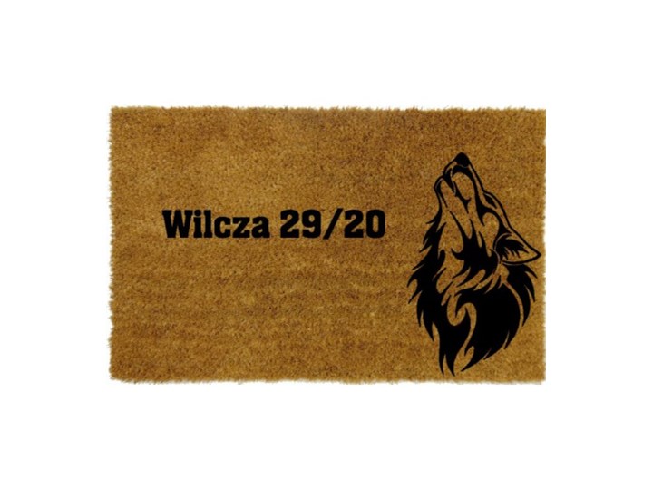 Wycieraczka kokosowa do domu z napisem - sklep z wyjątkowymi wycieraczkami wycieraczkowo.com Kategoria Wycieraczki Włókno kokosowe Kolor Brązowy