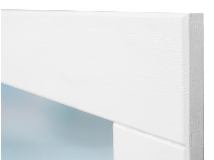 Lustro Belluno Elegante białe 130x47 Pomieszczenie Salon