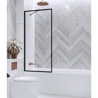 Parawan czarny 90 cm Radaway Modo New Black PNJ Frame 10006090-54-56