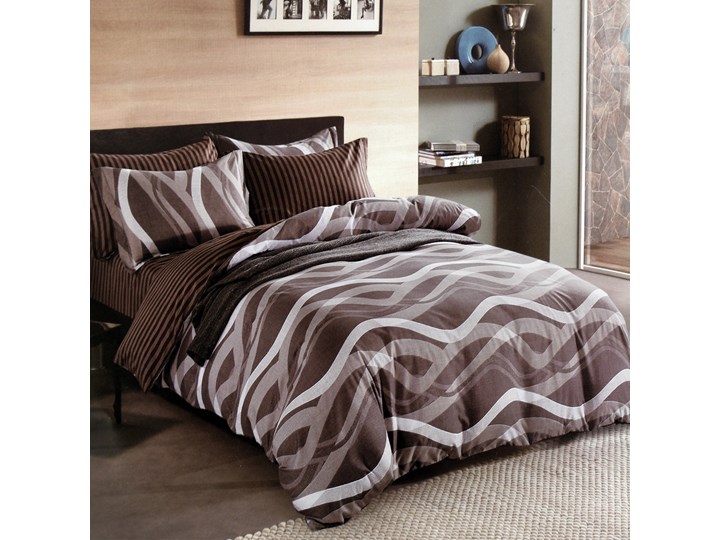 Komplet pościeli CHOCOLATE 160x200cm: Kolor - Brązowy