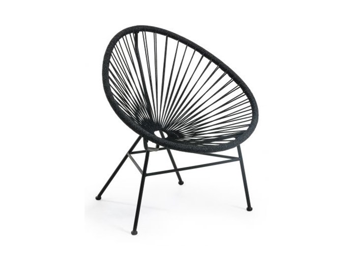 Fotel Samantha 72x84 cm czarny