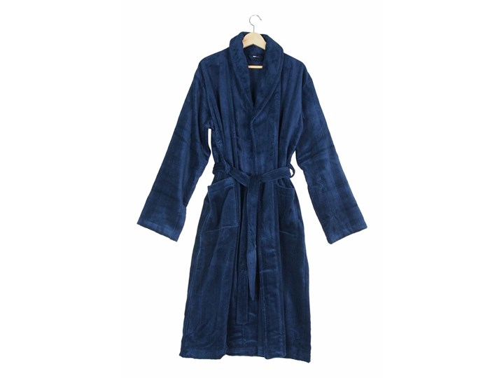 Szlafrok bawełniany JMA Deep Navy Blue