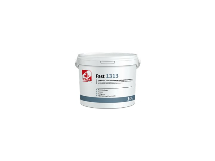 FAST 1313 lateksowa farba do wnętrz 10L Kategoria Farby Farby do wnętrz Farby do kuchni i łazienki Pigment Farby zewnętrzne Pojemność 0,25 L