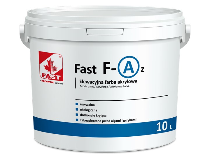FAST F-AZ farba akrylowa -zewnętrzna 4L
