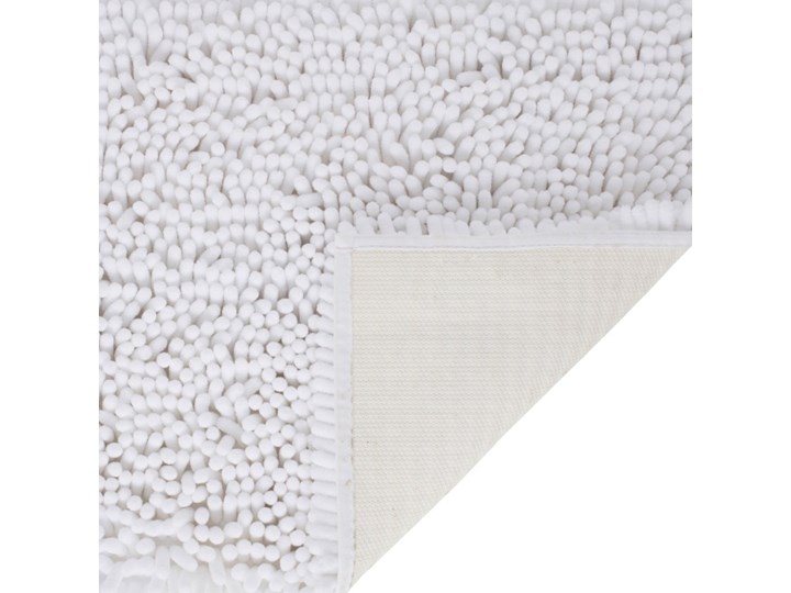 Dywanik łazienkowy Abava 50 x 80 cm biały Poliester 50x80 cm Prostokątny Kategoria Dywaniki łazienkowe