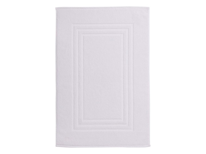Dywanik łazienkowy Palmi bawełniany 50 x 80 cm biały Bawełna 50x80 cm Prostokątny Kategoria Dywaniki łazienkowe