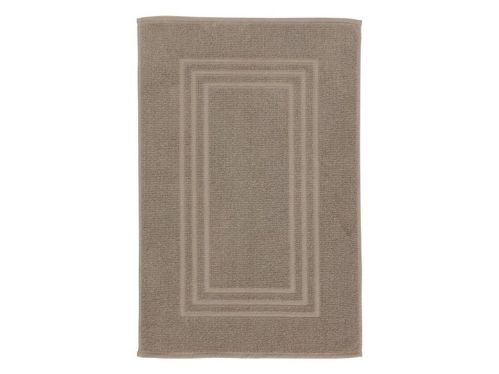 Dywanik łazienkowy Palmi bawełniany 50 x 80 cm taupe Prostokątny 50x80 cm Bawełna Kategoria Dywaniki łazienkowe