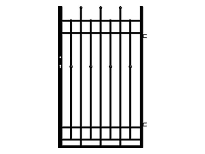 Furtka Brema 90 x 150 cm Metal Stal