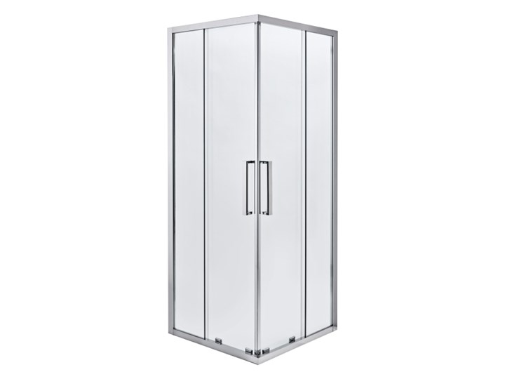 Kabina prysznicowa kwadratowa Zilia 90 x 90 x 200 cm inox/transparentna