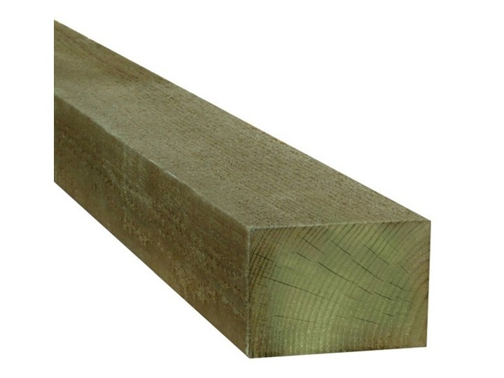 Legar tarasowy drewniany Blooma 2400 x 38 x 62 mm sosna Drewno Kategoria Deski tarasowe Kolor Zielony