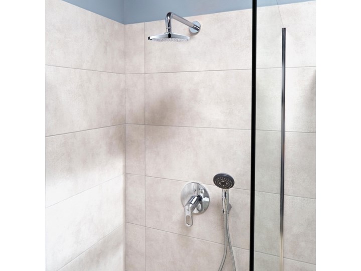 Zestaw podtynkowy Grohe Start Loop 1-funkcyjny śr. 18 cm z baterią chrom Kategoria Zestawy prysznicowe Wyposażenie Z deszczownicą