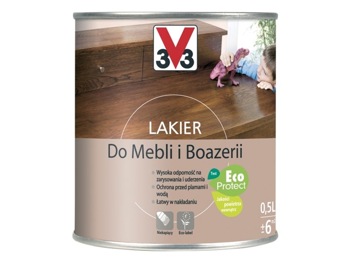 Lakier do mebli V33 mahoń połysk 0,5 l