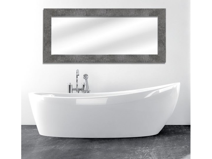 Lustro Jyvaskyla AO 60 x 148 cm Prostokątne Ścienne Lustro z ramą Kolor Szary