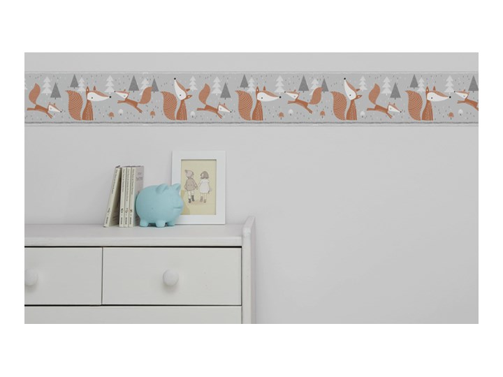 Pasek samoprzylepny GoodHome Meyeri pomarańczowo-szary