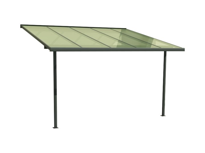 Pergola aluminiowa 3 x 3 m szara