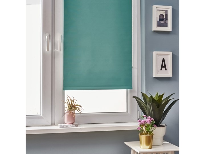 Roleta Colours Boreas 72 x 240 cm zielona Roleta wolnowisząca Pomieszczenie Jadalnia Pomieszczenie Pokój nastolatka