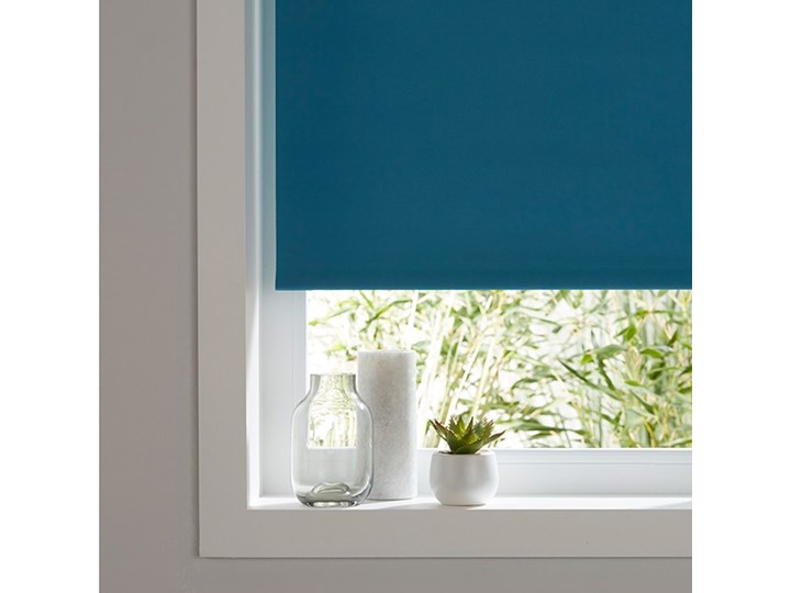 Roleta Colours Boreas 87 x 180 cm niebieska Roleta wolnowisząca Pomieszczenie Biuro i pracownia