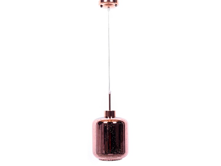 NOWOCZESNA LAMPA WISZĄCA ZWIS RÓŻOWE ZŁOTO ALACOSMO W1 Lampa z kloszem Metal Szkło Styl Nowoczesny Lampa z abażurem Ilość źródeł światła 1 źródło